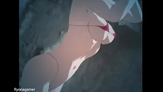 One of a pair Blaze ryona #2 - staying alive underwater